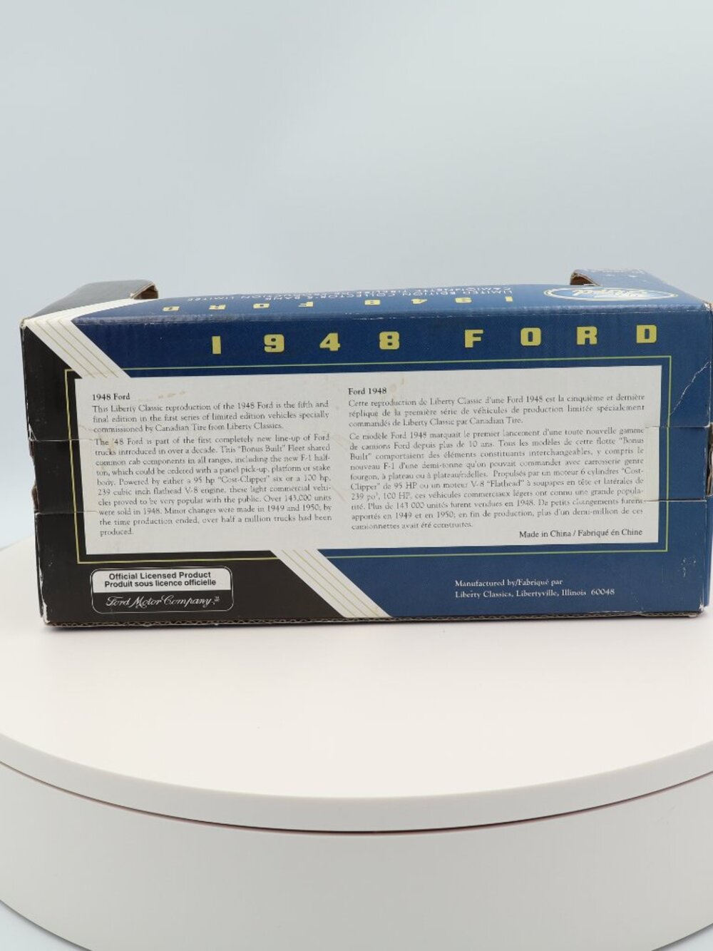 Liberty Classics 1948 Ford Canadian Tire Pickup Truck Diecast Collectible w/ Box - Picture 4 of 6